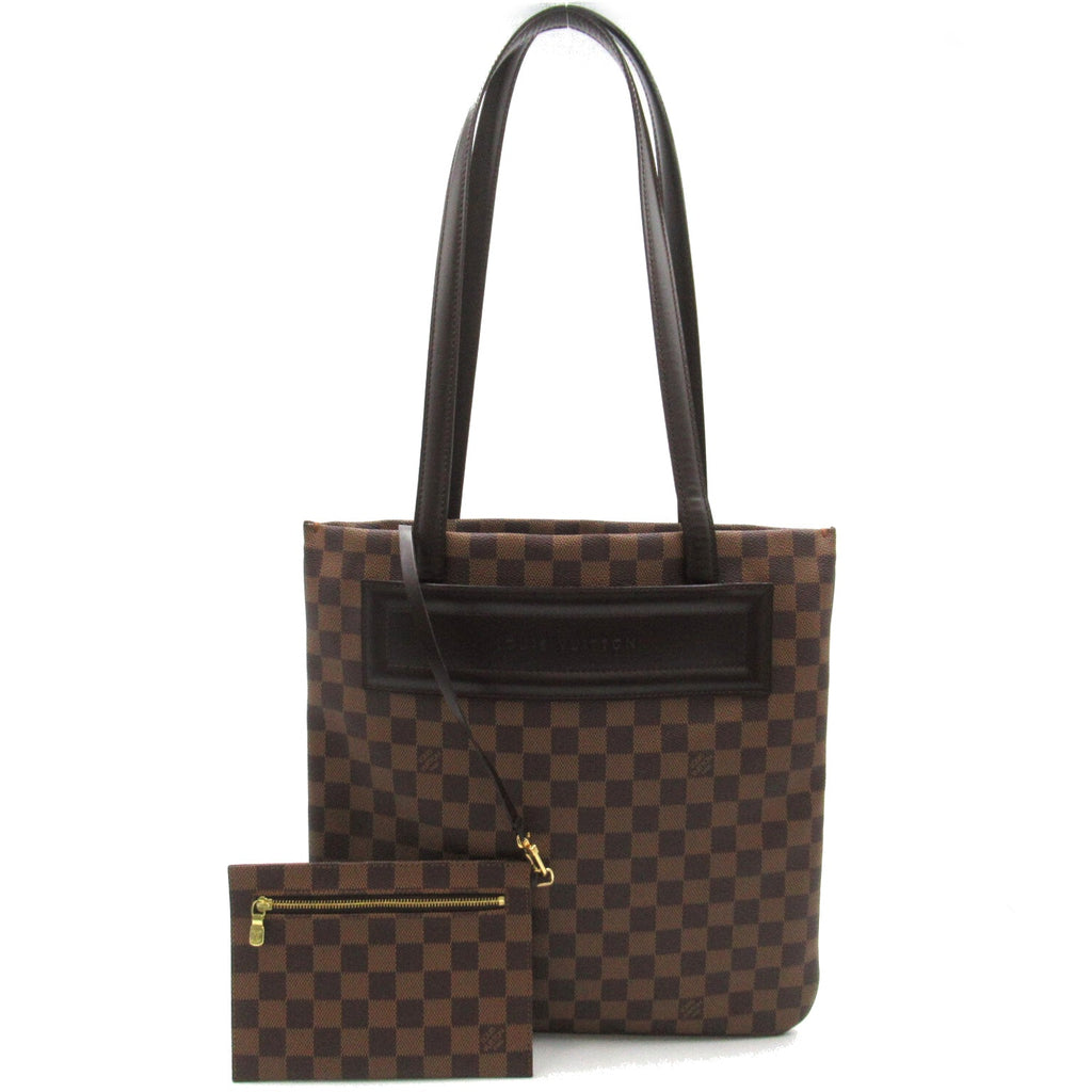 Louis Vuitton Louis Vuitton Clefton Tote Bag PVC Coated Linen Damier  Brown N51149