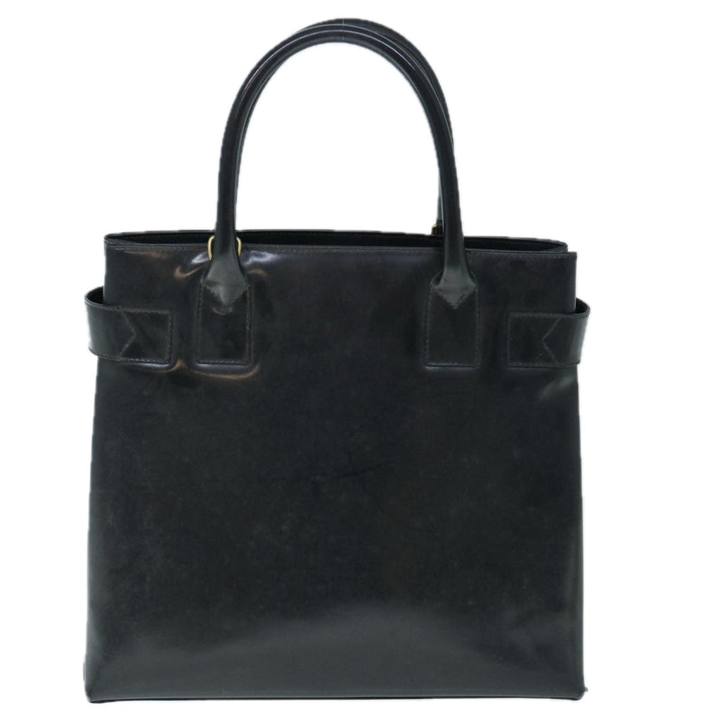 GUCCI Hand Bag Enamel Black 000 1046 0503 60024