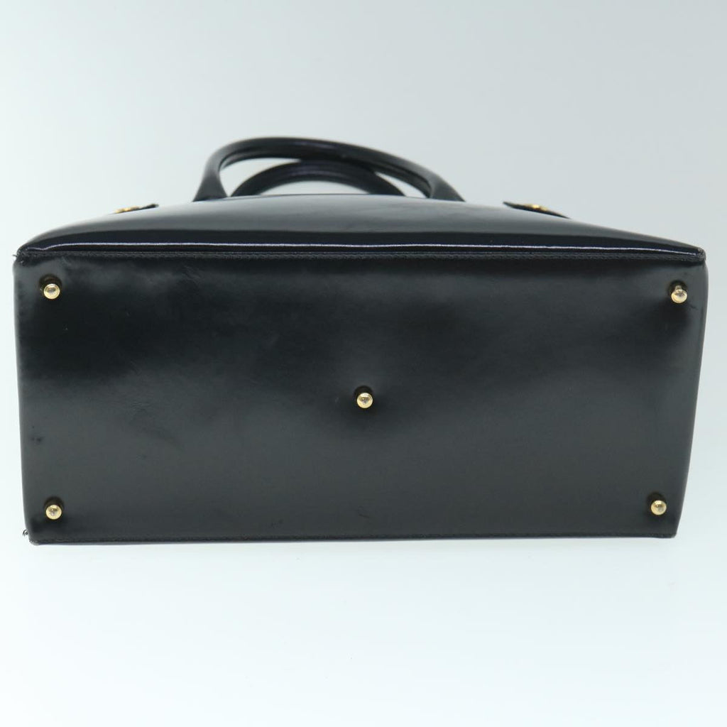 GUCCI Hand Bag Enamel Black 000 1046 0503 60024