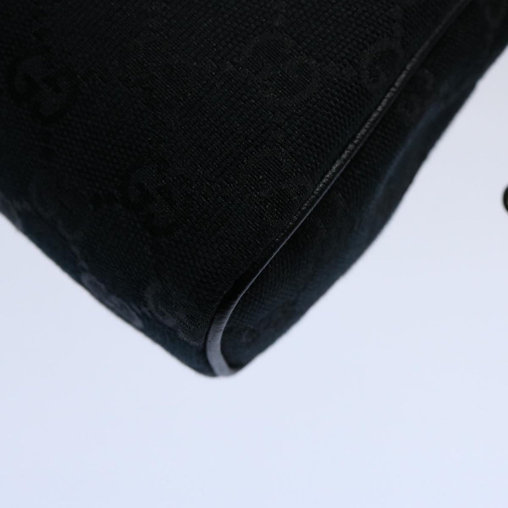 GUCCI GG Canvas Pouch Black 145750 60060A