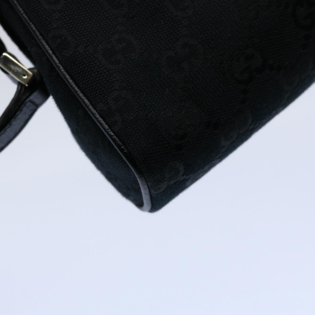 GUCCI GG Canvas Pouch Black 145750 60060A