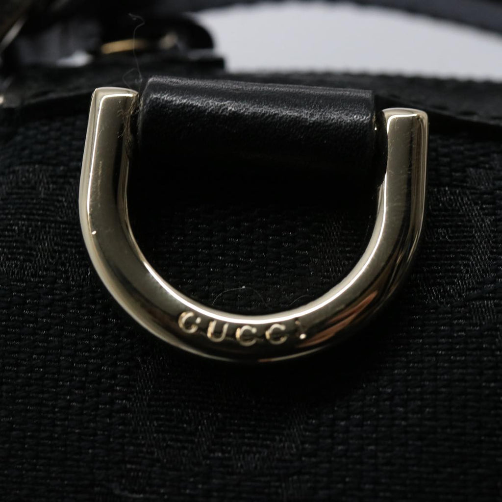 GUCCI GG Canvas Pouch Black 145750 60060A