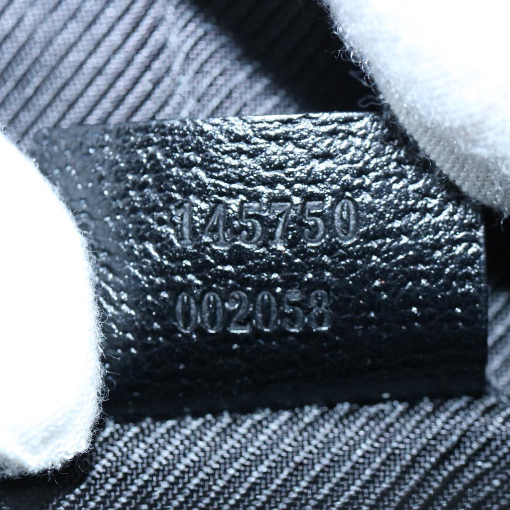 GUCCI GG Canvas Pouch Black 145750 60060A