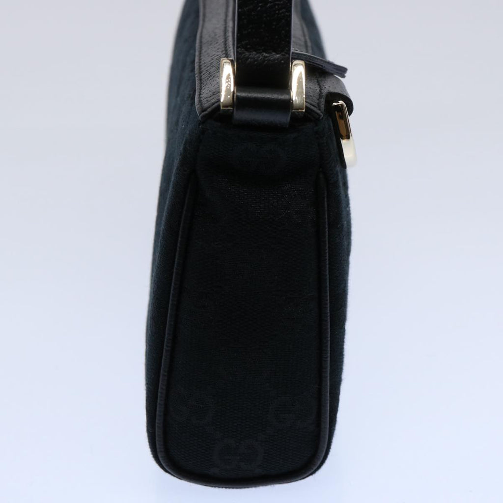 GUCCI GG Canvas Pouch Black 145750 60060A