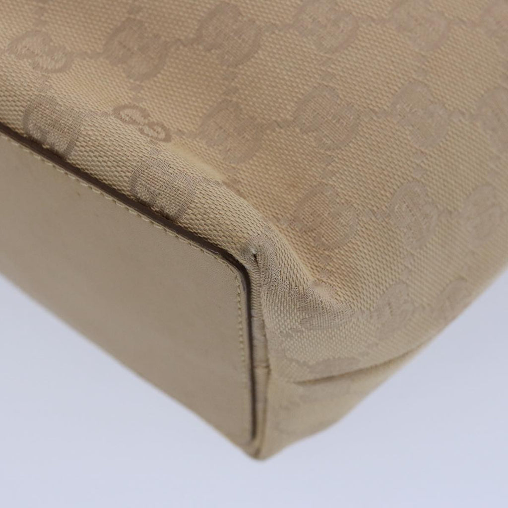 GUCCI GG Canvas Shoulder Bag Beige 31244 60061