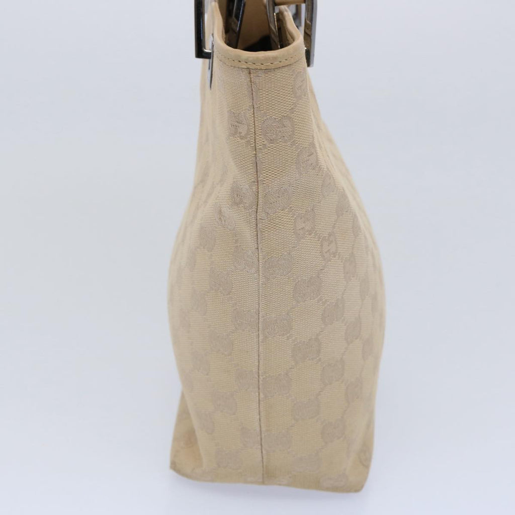 GUCCI GG Canvas Shoulder Bag Beige 31244 60061