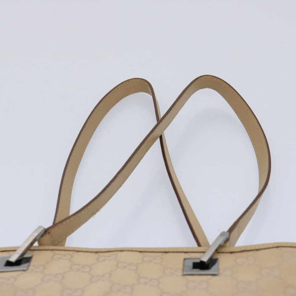 GUCCI GG Canvas Shoulder Bag Beige 31244 60061