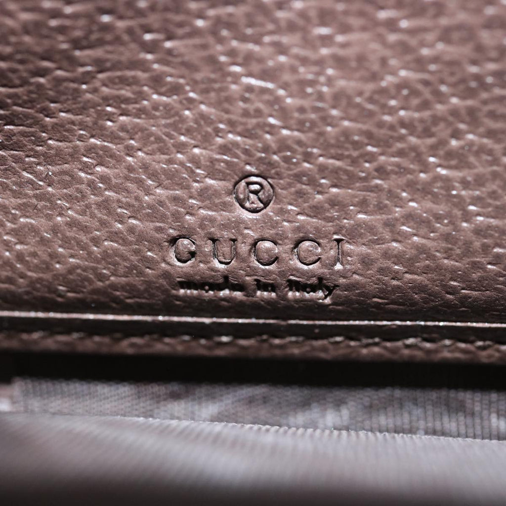 GUCCI GG Offdia Web Sherry Line Long Wallet Beige Red Green 523154 60075S