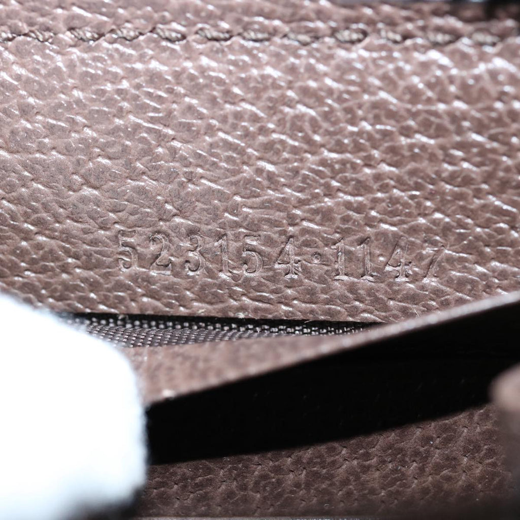 GUCCI GG Offdia Web Sherry Line Long Wallet Beige Red Green 523154 60075S