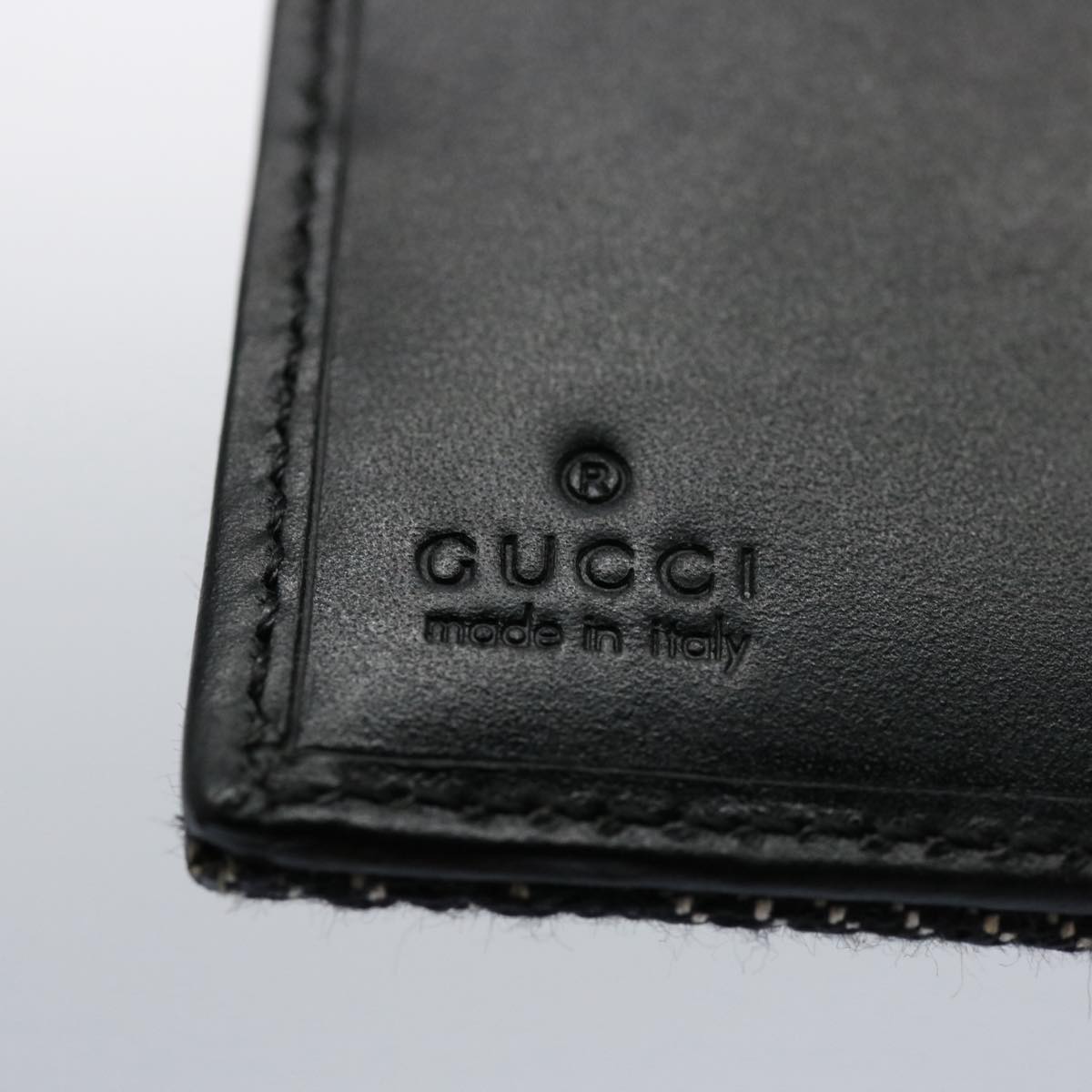 GUCCI GG Canvas Jackie Wallet Navy 05474 60080A