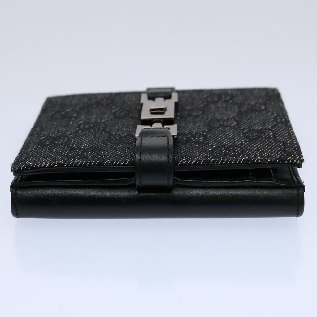 GUCCI GG Canvas Jackie Wallet Navy 05474 60080A