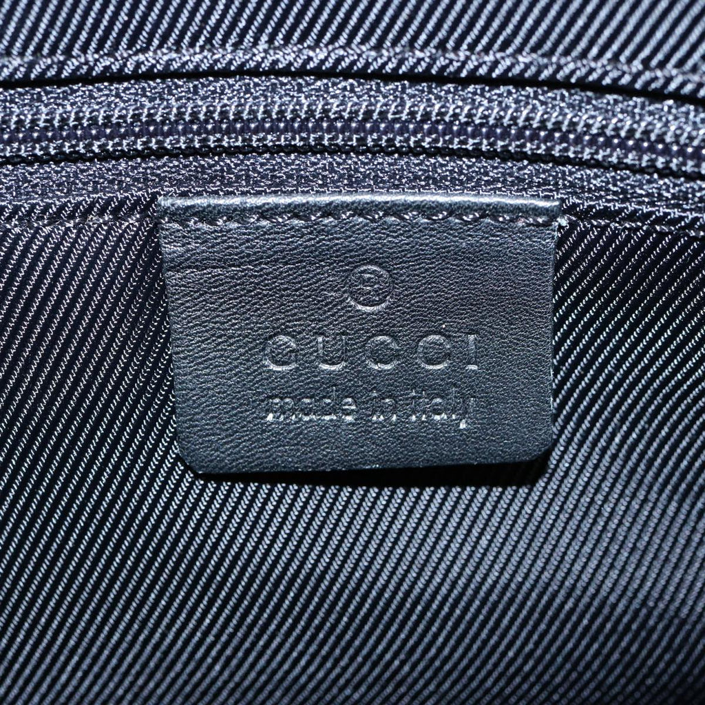 GUCCI GG Canvas Hand Bag Black 001 1098 60092