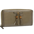 GUCCI Long Wallet Leather Gray 269991 60099
