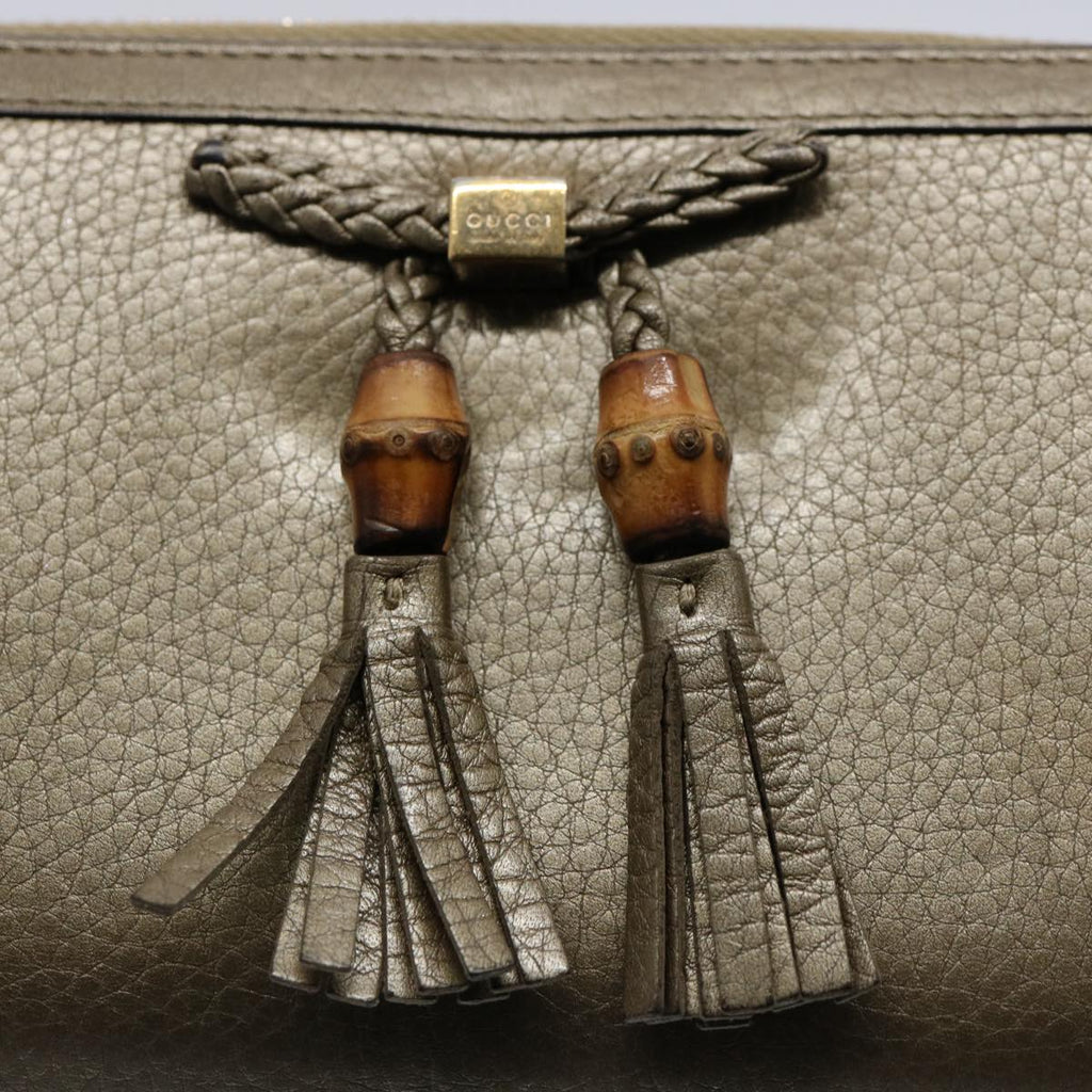 GUCCI Long Wallet Leather Gray 269991 60099