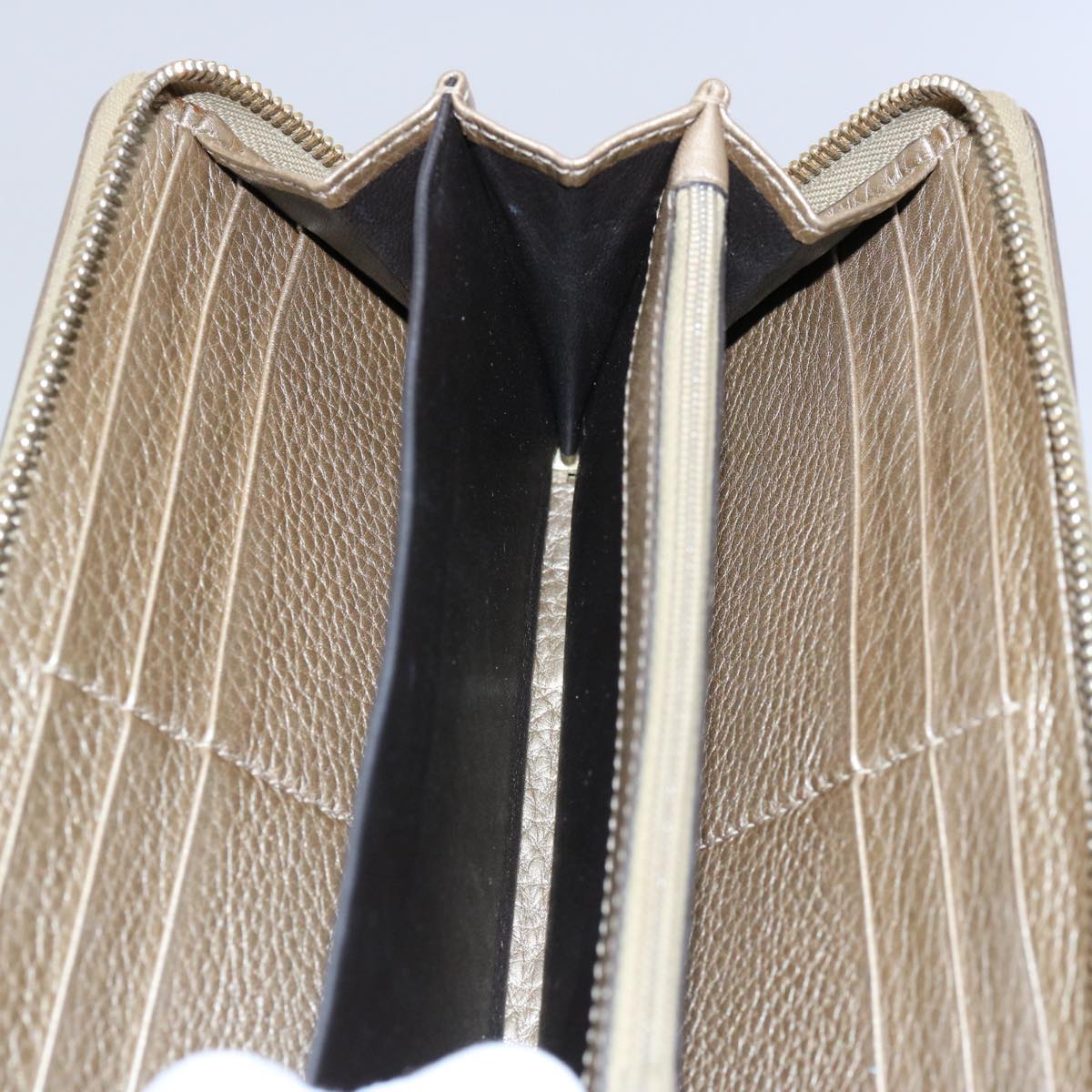 GUCCI Long Wallet Leather Gray 269991 60099