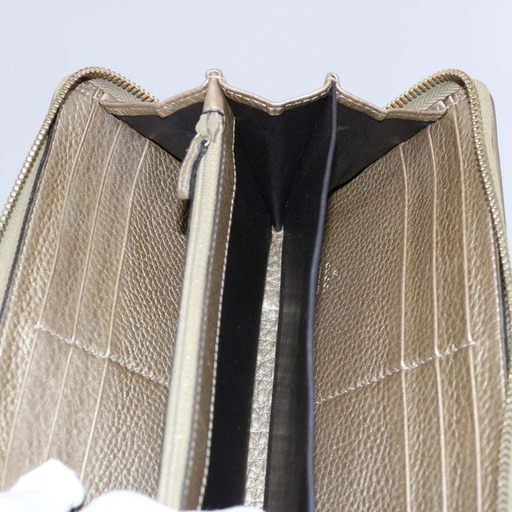 GUCCI Long Wallet Leather Gray 269991 60099