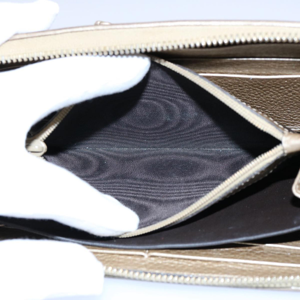 GUCCI Long Wallet Leather Gray 269991 60099