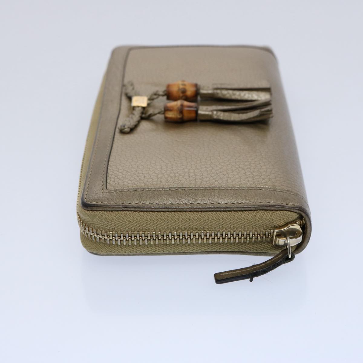 GUCCI Long Wallet Leather Gray 269991 60099