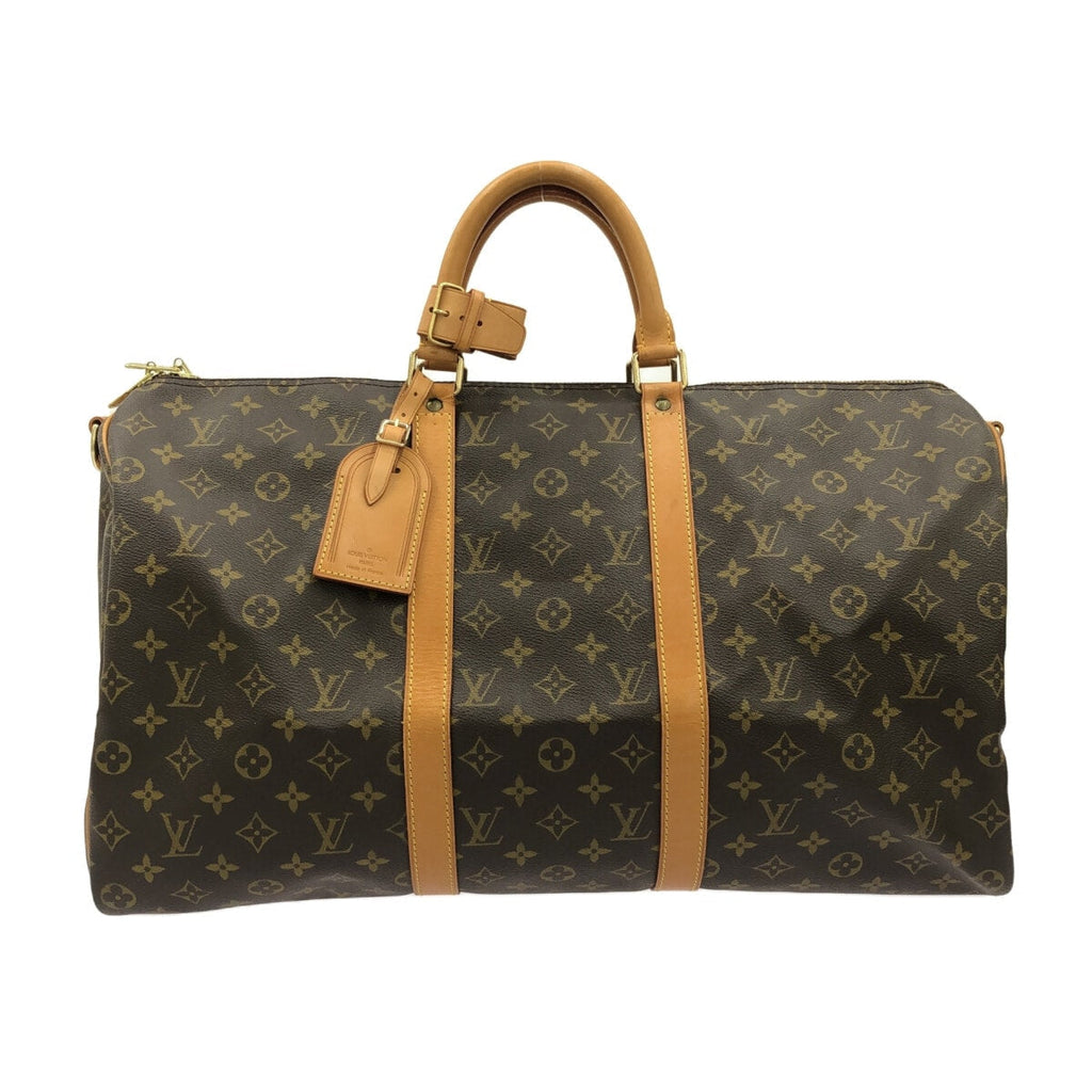Louis Vuitton Keepall Bandouliere 50  Canvas Travel Bag ()