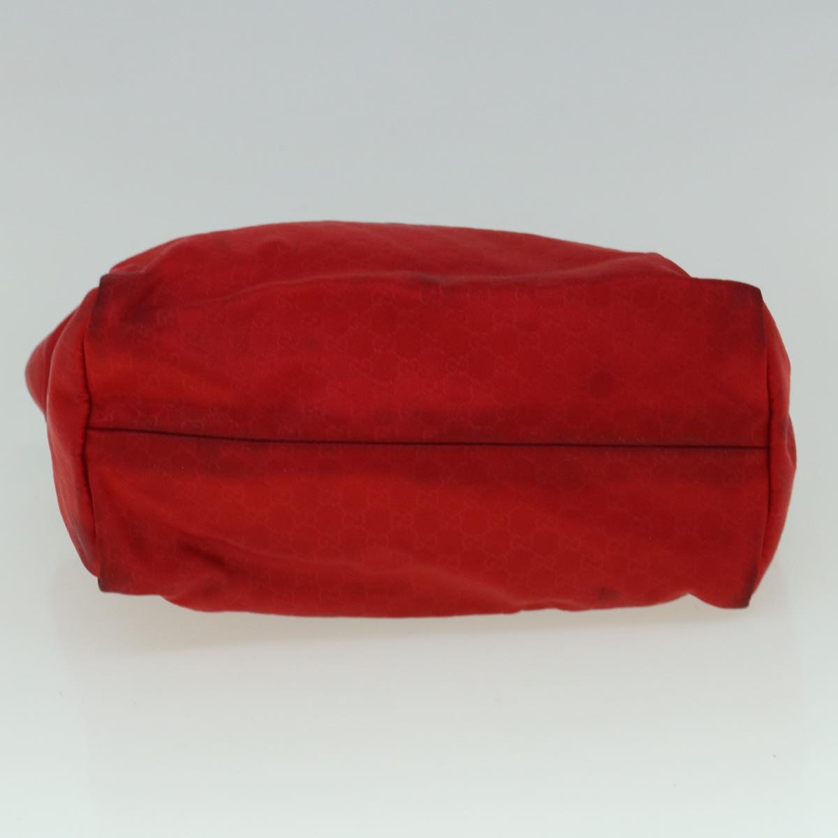 GUCCI Micro GG Canvas Hand Bag Nylon Red 284721 60139