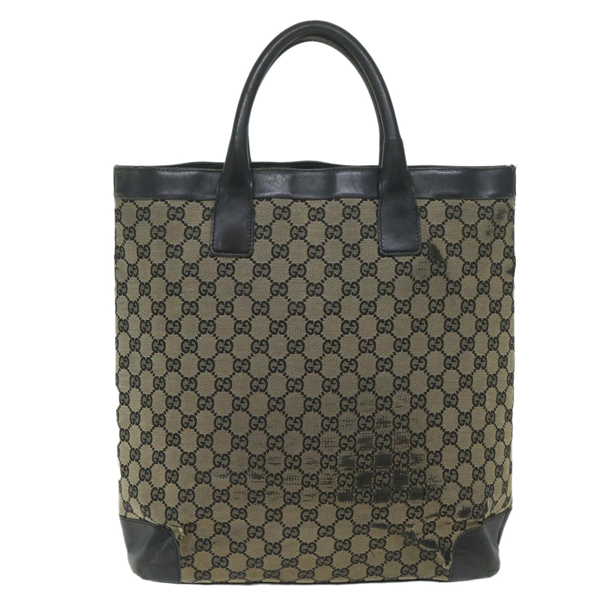 GUCCI GG Canvas Tote Bag Beige 002 1121 2123 60143