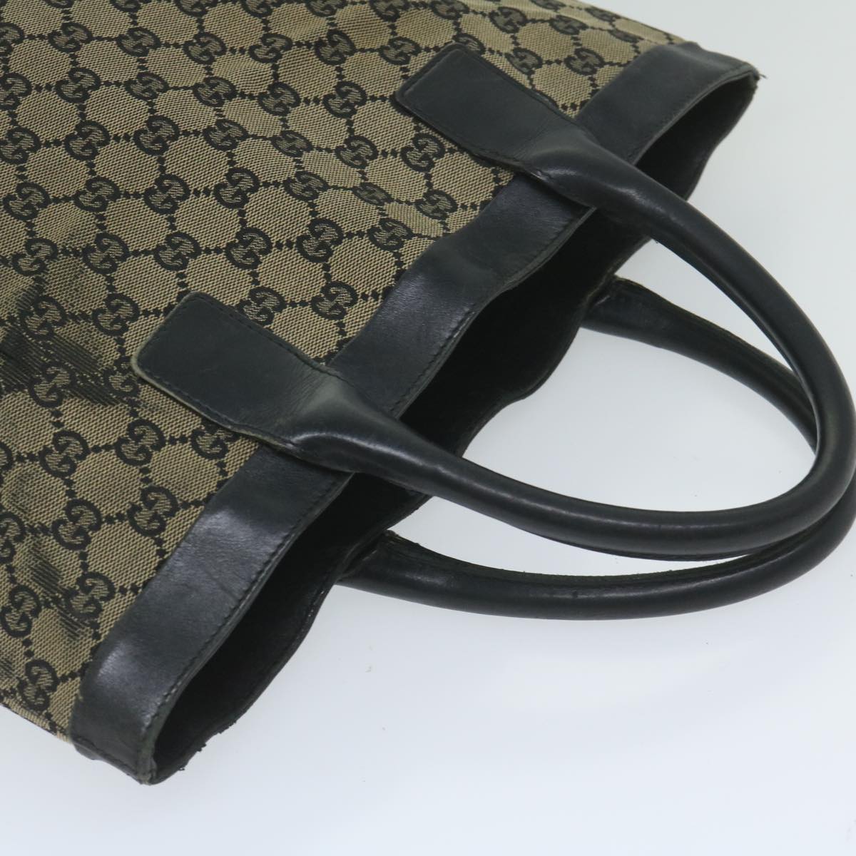 GUCCI GG Canvas Tote Bag Beige 002 1121 2123 60143