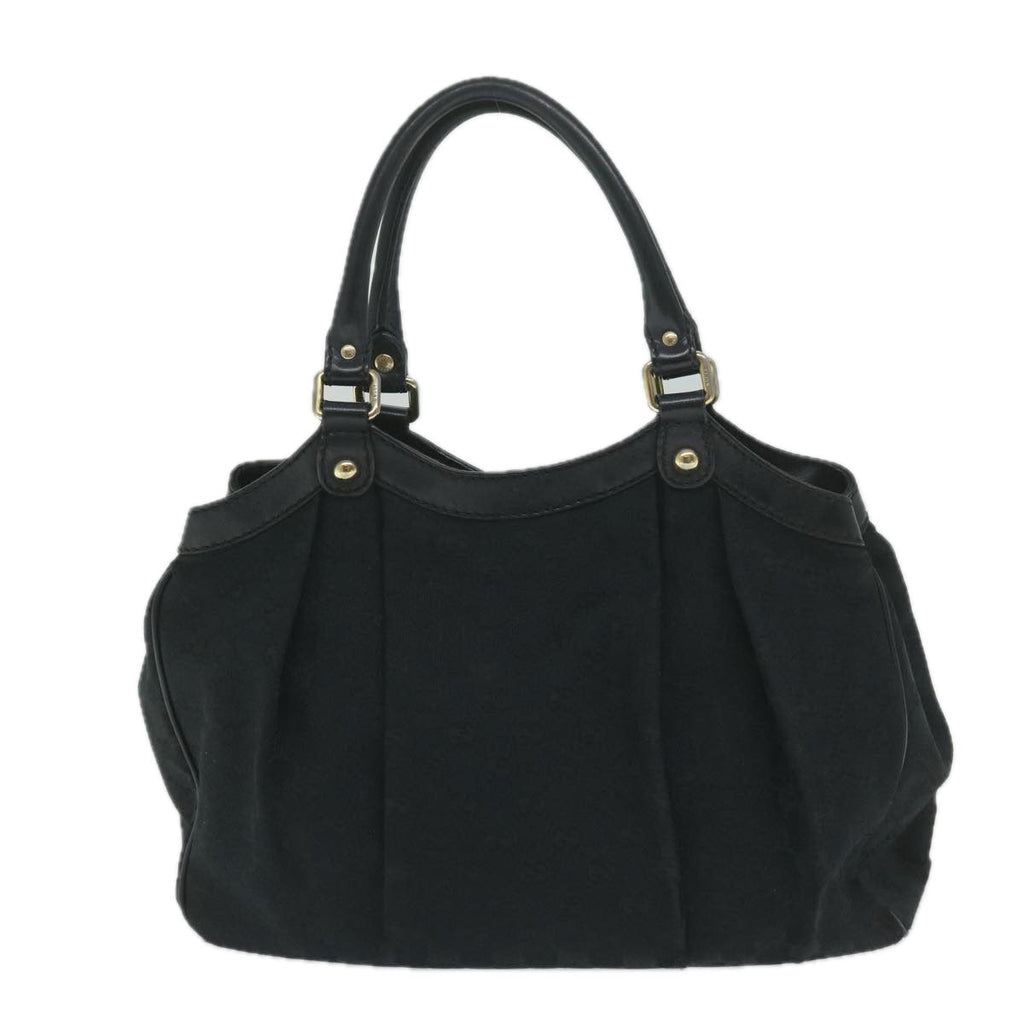 GUCCI GG Canvas Tote Bag Black 211944 60147