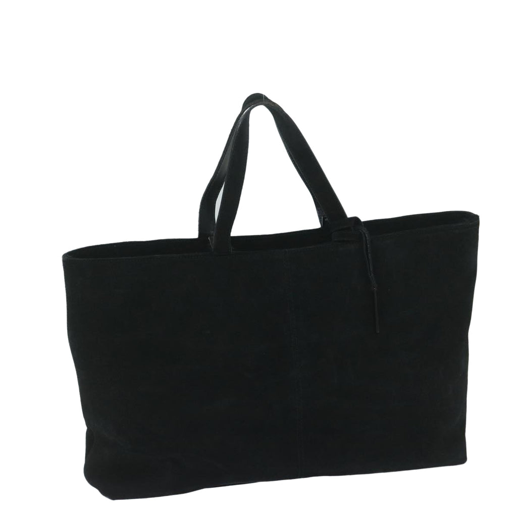 GUCCI Tote Bag Suede Leather Black 002 2113 0476 60148