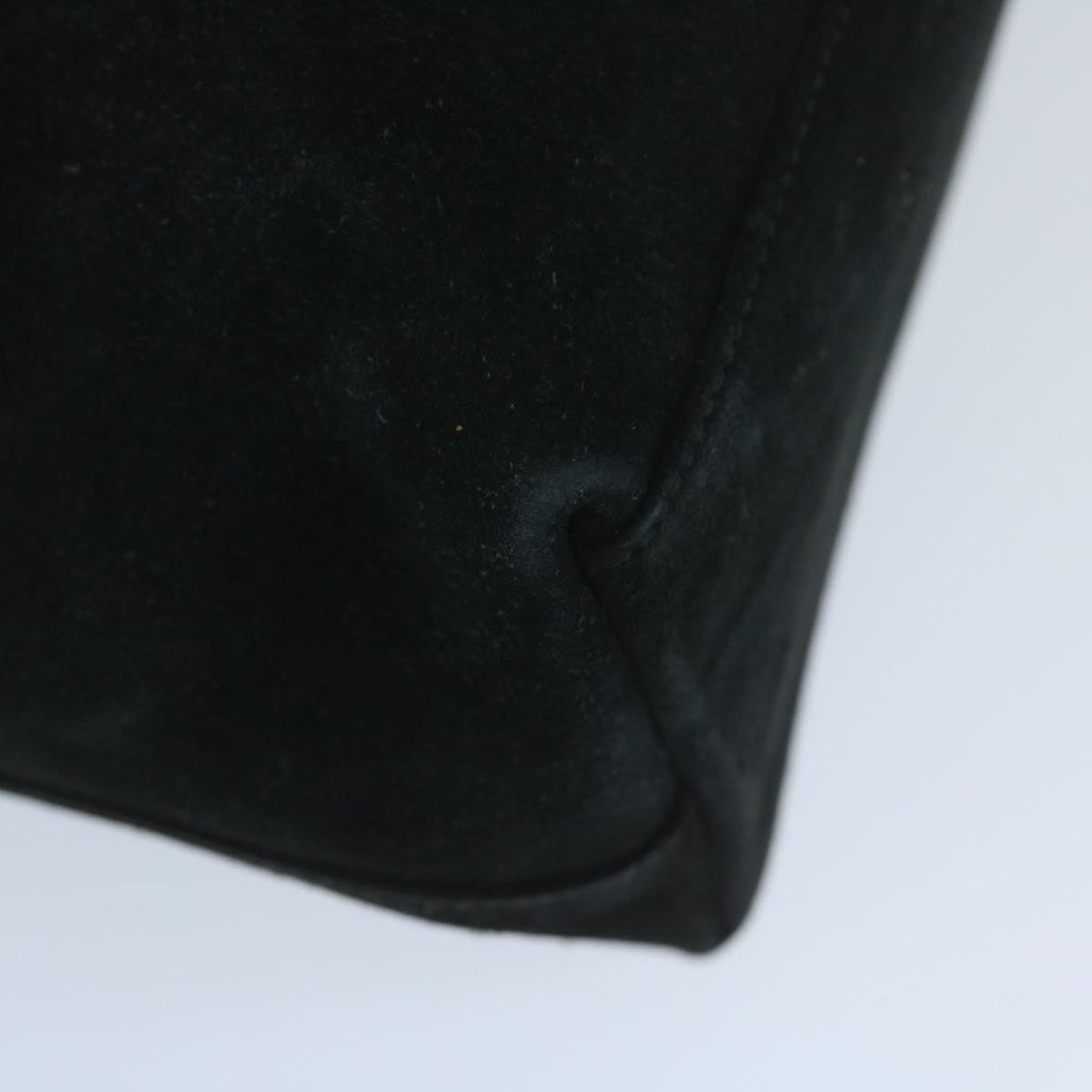 GUCCI Tote Bag Suede Leather Black 002 2113 0476 60148