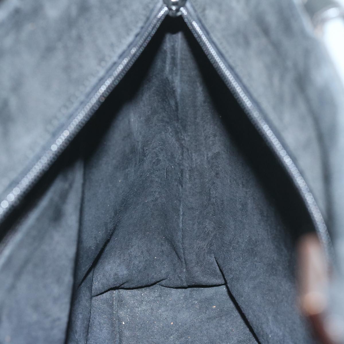 GUCCI Tote Bag Suede Leather Black 002 2113 0476 60148