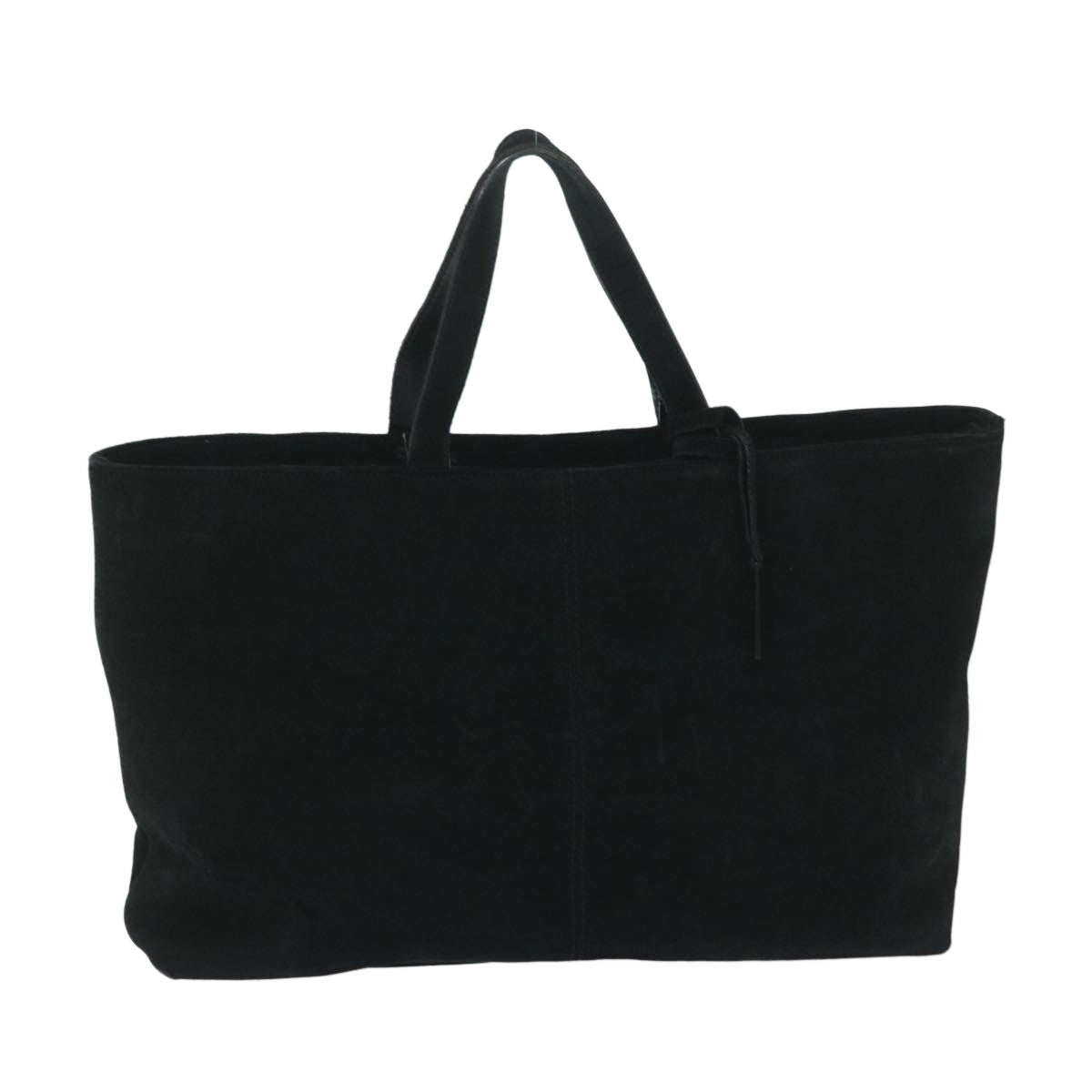 GUCCI Tote Bag Suede Leather Black 002 2113 0476 60148