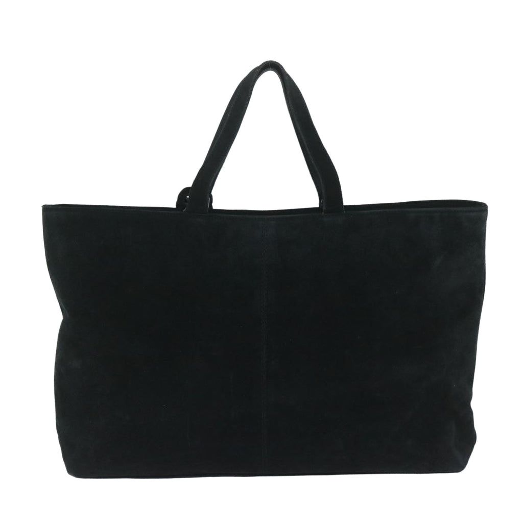 GUCCI Tote Bag Suede Leather Black 002 2113 0476 60148