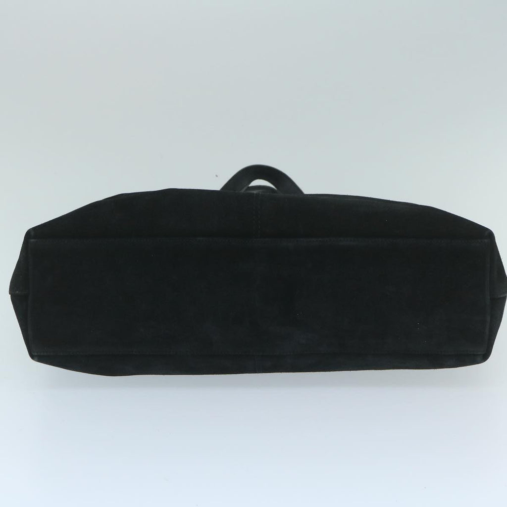 GUCCI Tote Bag Suede Leather Black 002 2113 0476 60148