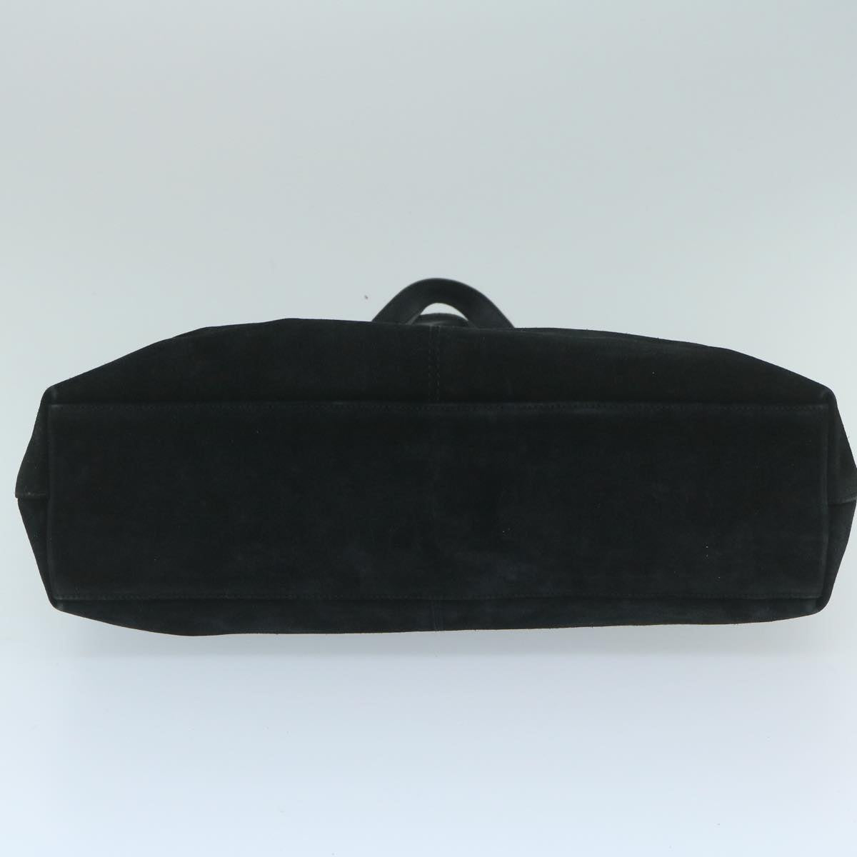 GUCCI Tote Bag Suede Leather Black 002 2113 0476 60148