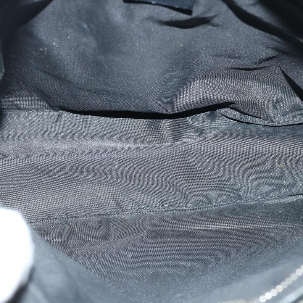 GUCCI GG Canvas Shoulder Bag Nylon Black 60150