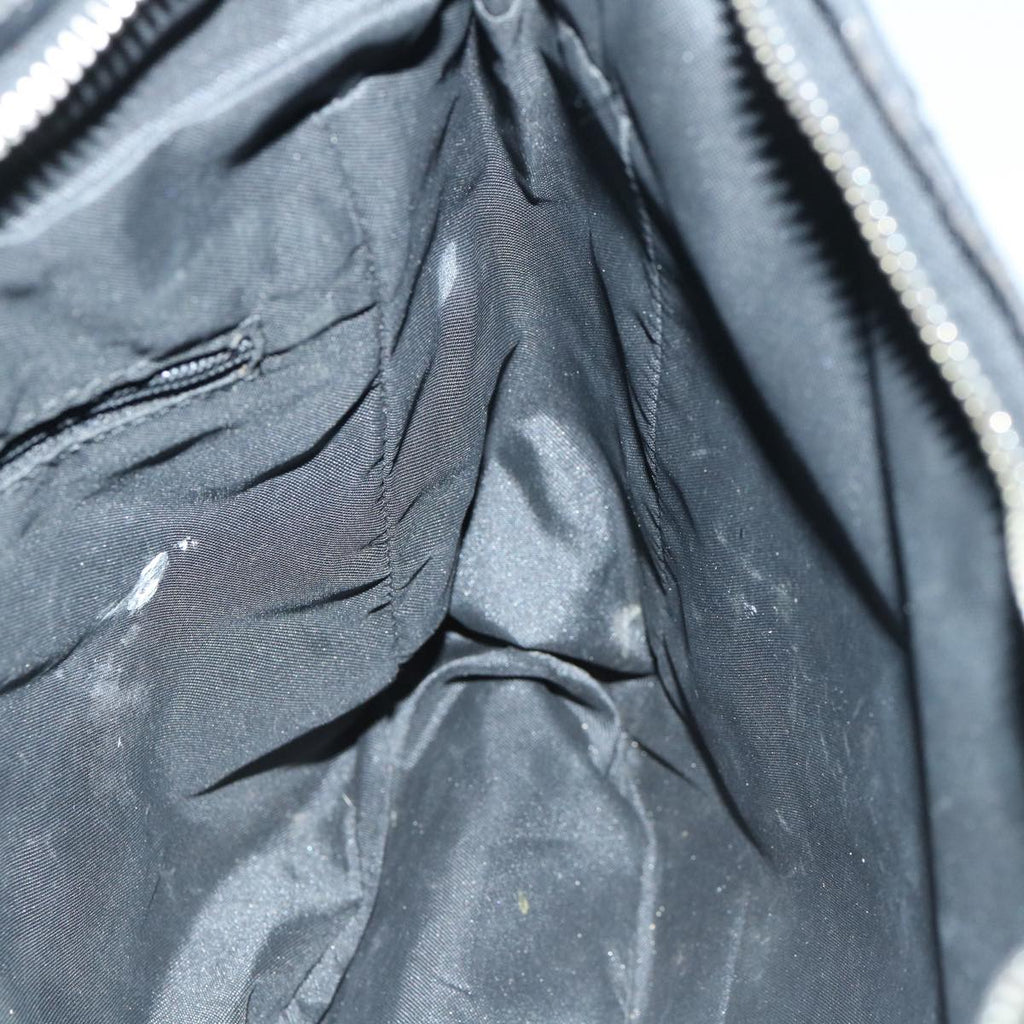 GUCCI GG Canvas Shoulder Bag Nylon Black 60150