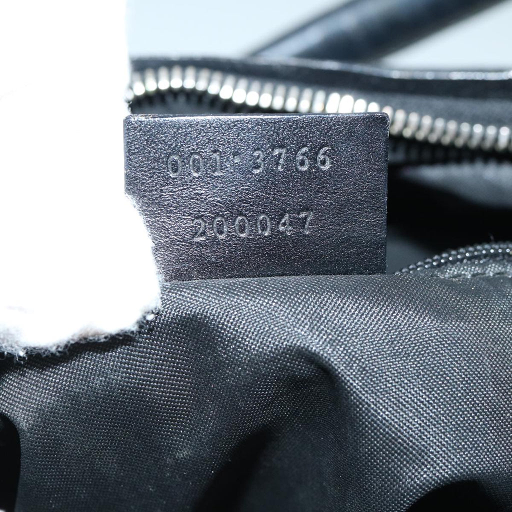 GUCCI GG Canvas Shoulder Bag Nylon Black 60150