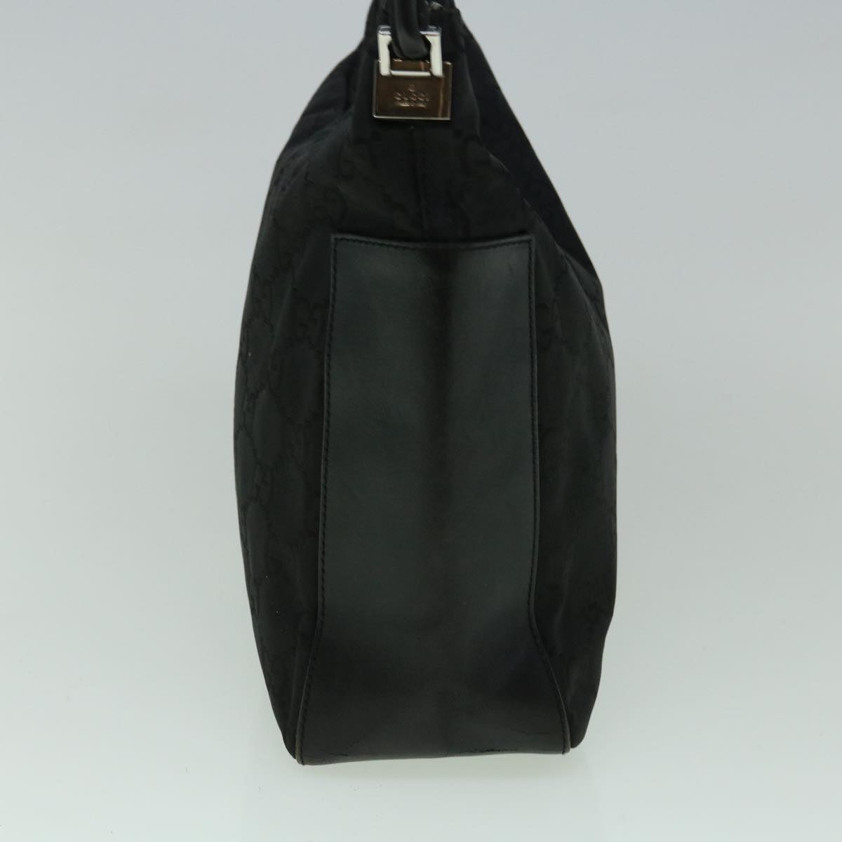 GUCCI GG Canvas Shoulder Bag Nylon Black 60150