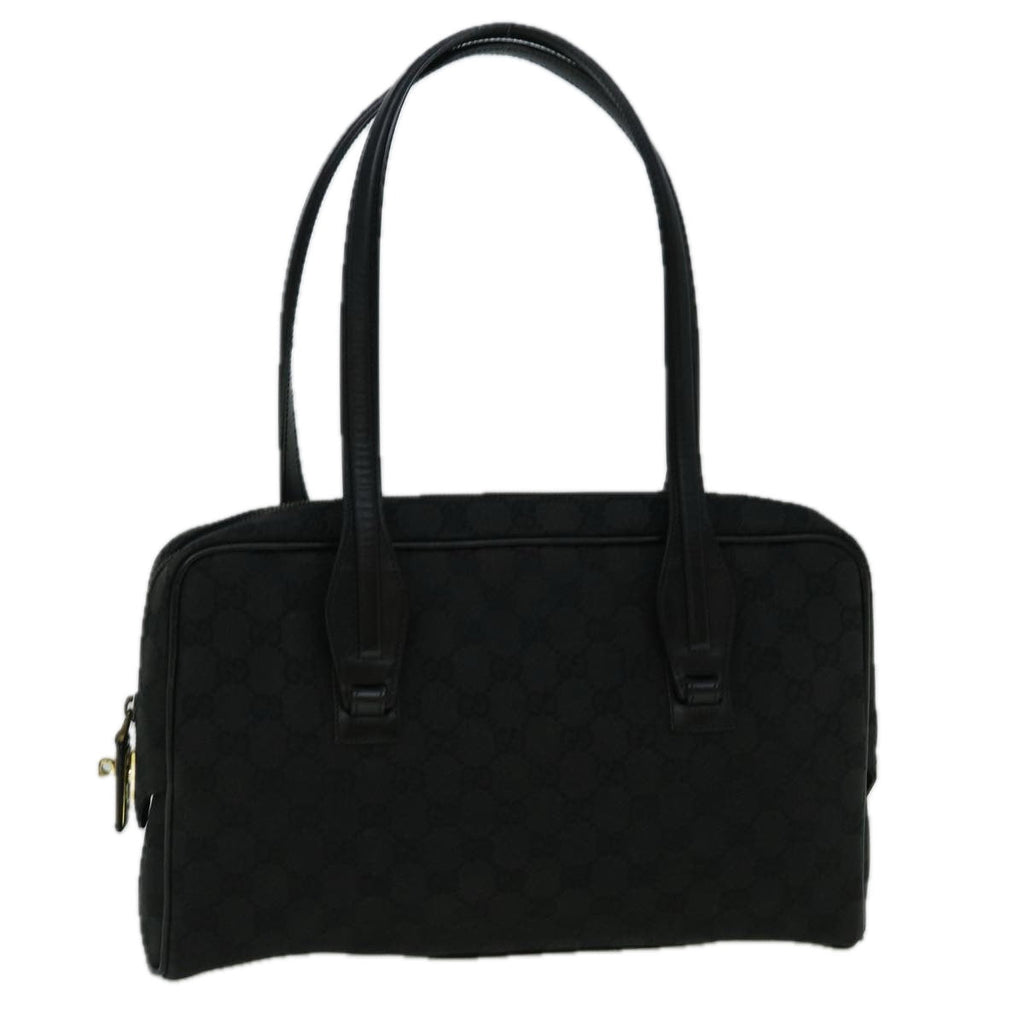 GUCCI GG Canvas Tote Bag Black 90674 60151
