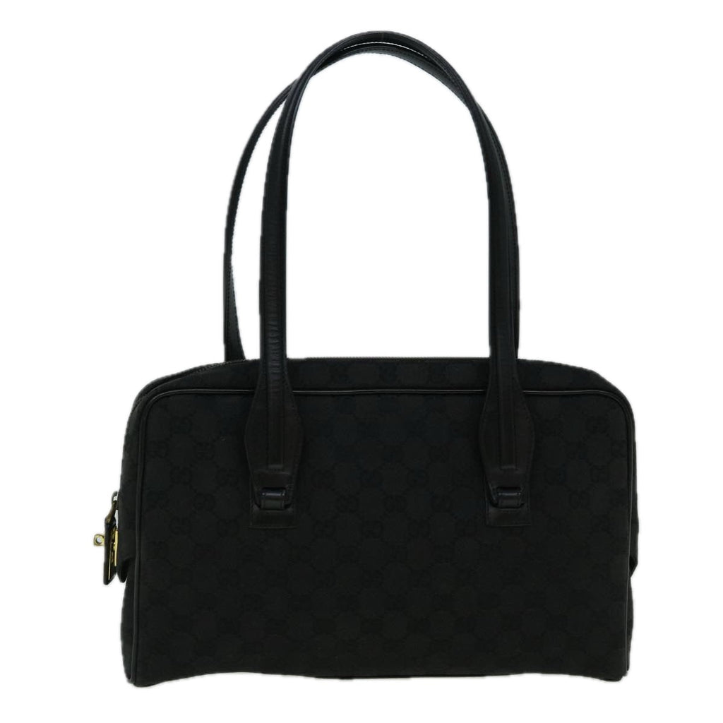 GUCCI GG Canvas Tote Bag Black 90674 60151