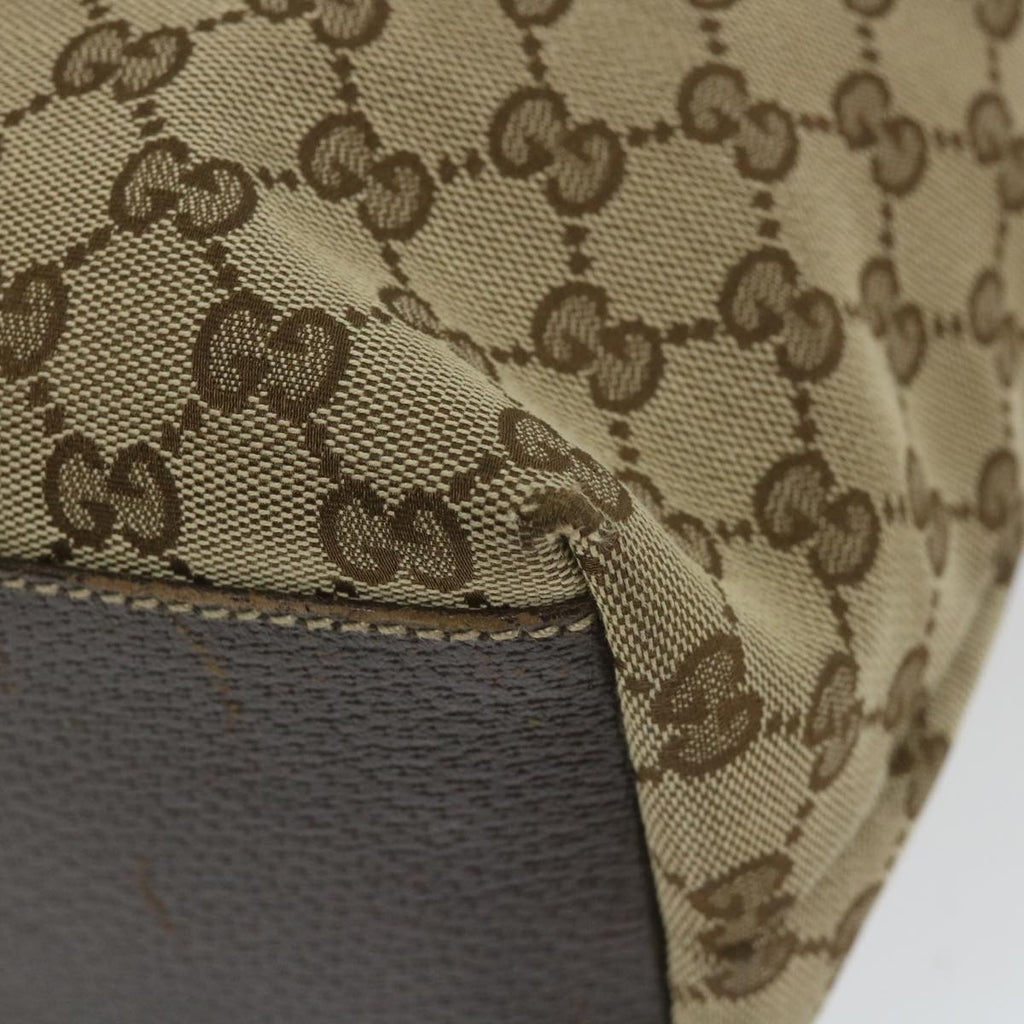 GUCCI GG Canvas Tote Bag Beige 153009 60155