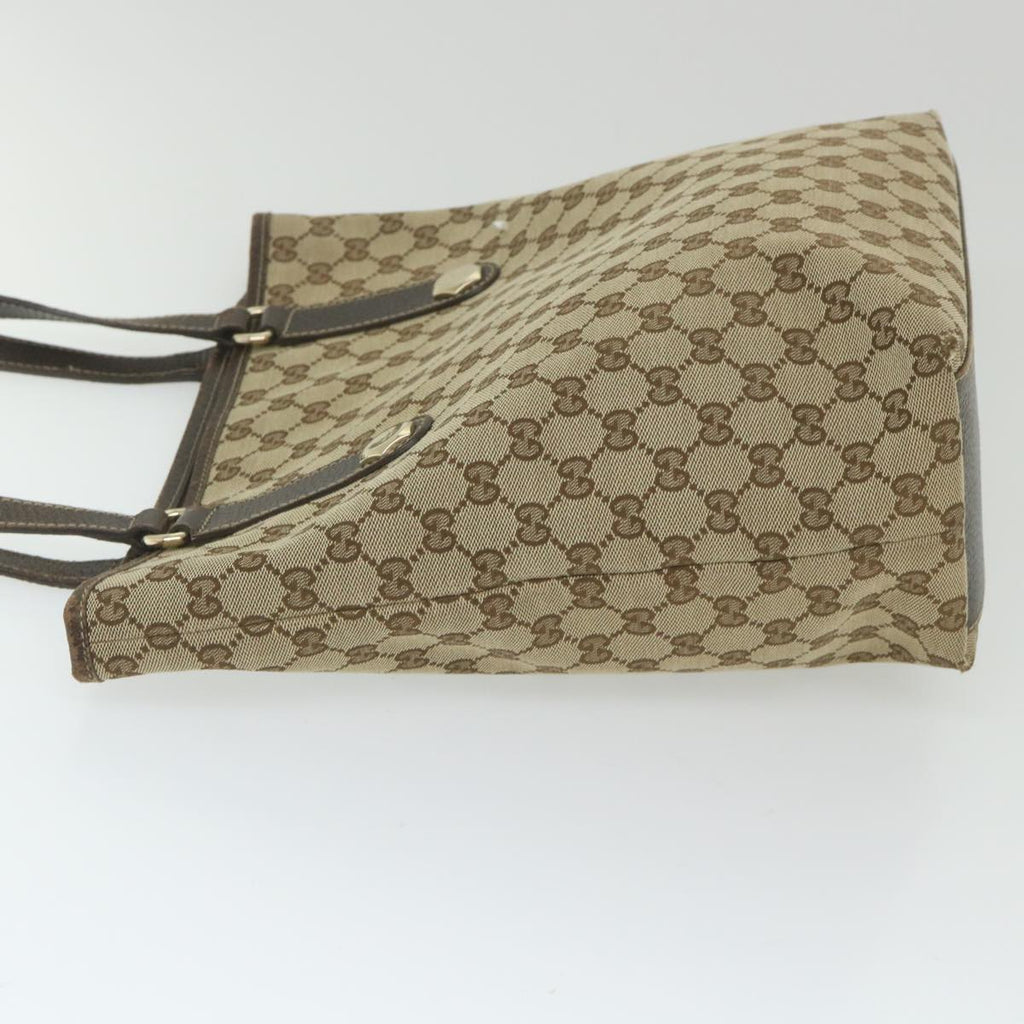 GUCCI GG Canvas Tote Bag Beige 153009 60155