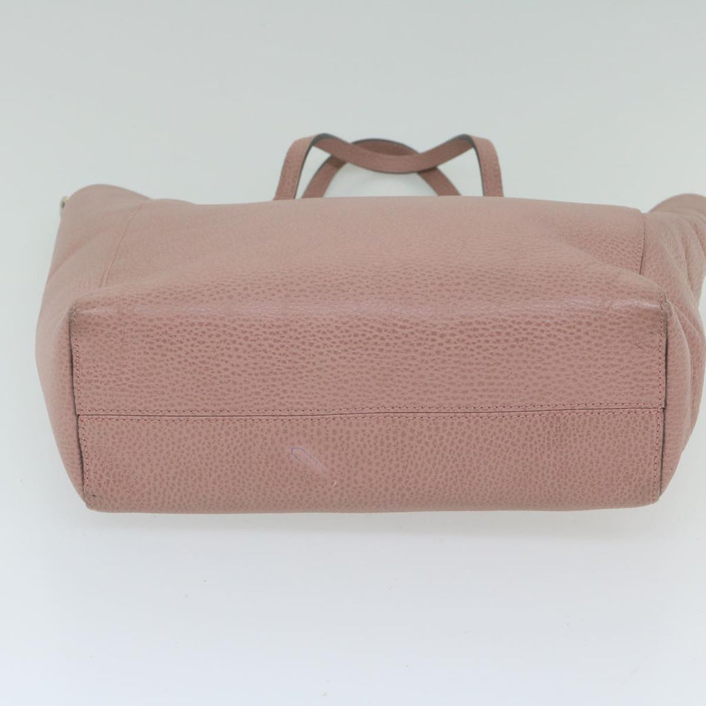 GUCCI Tote Bag Leather Pink 368824 60159