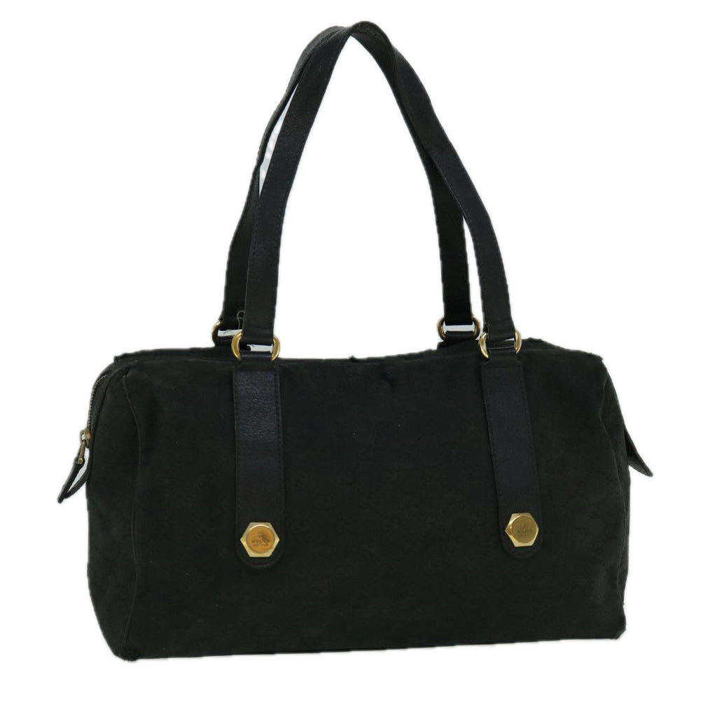 GUCCI GG Canvas Tote Bag Black 154180 60257