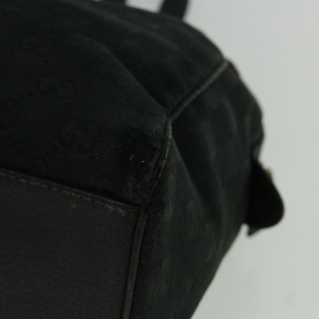GUCCI GG Canvas Tote Bag Black 154180 60257