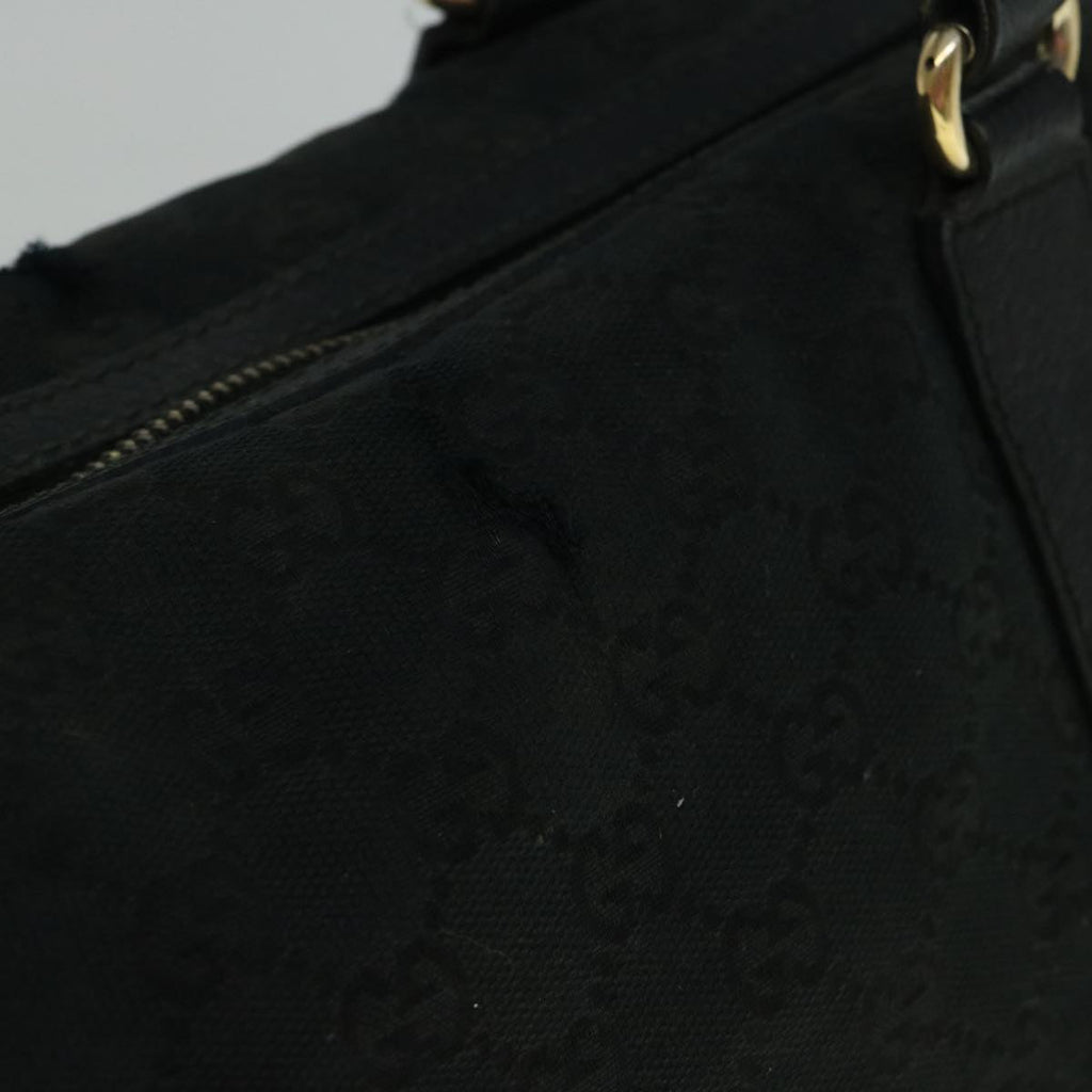 GUCCI GG Canvas Tote Bag Black 154180 60257