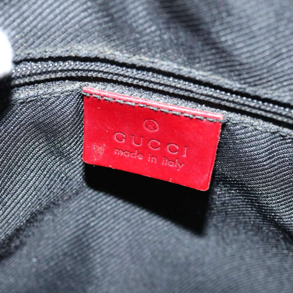 GUCCI GG Canvas Tote Bag Red 60258