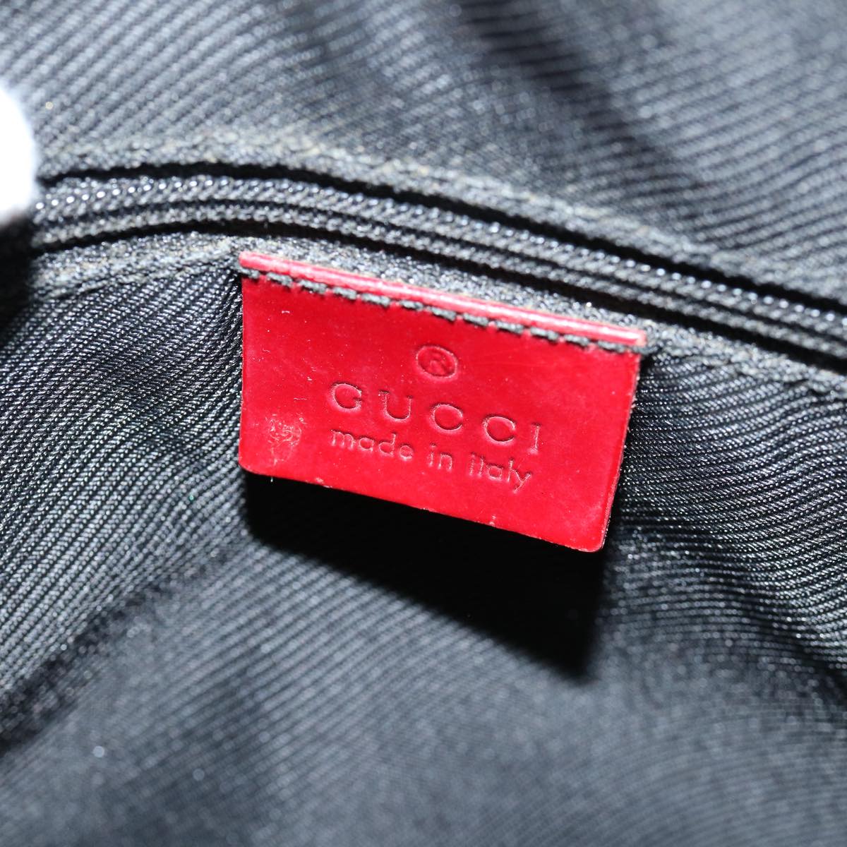 GUCCI GG Canvas Tote Bag Red 60258