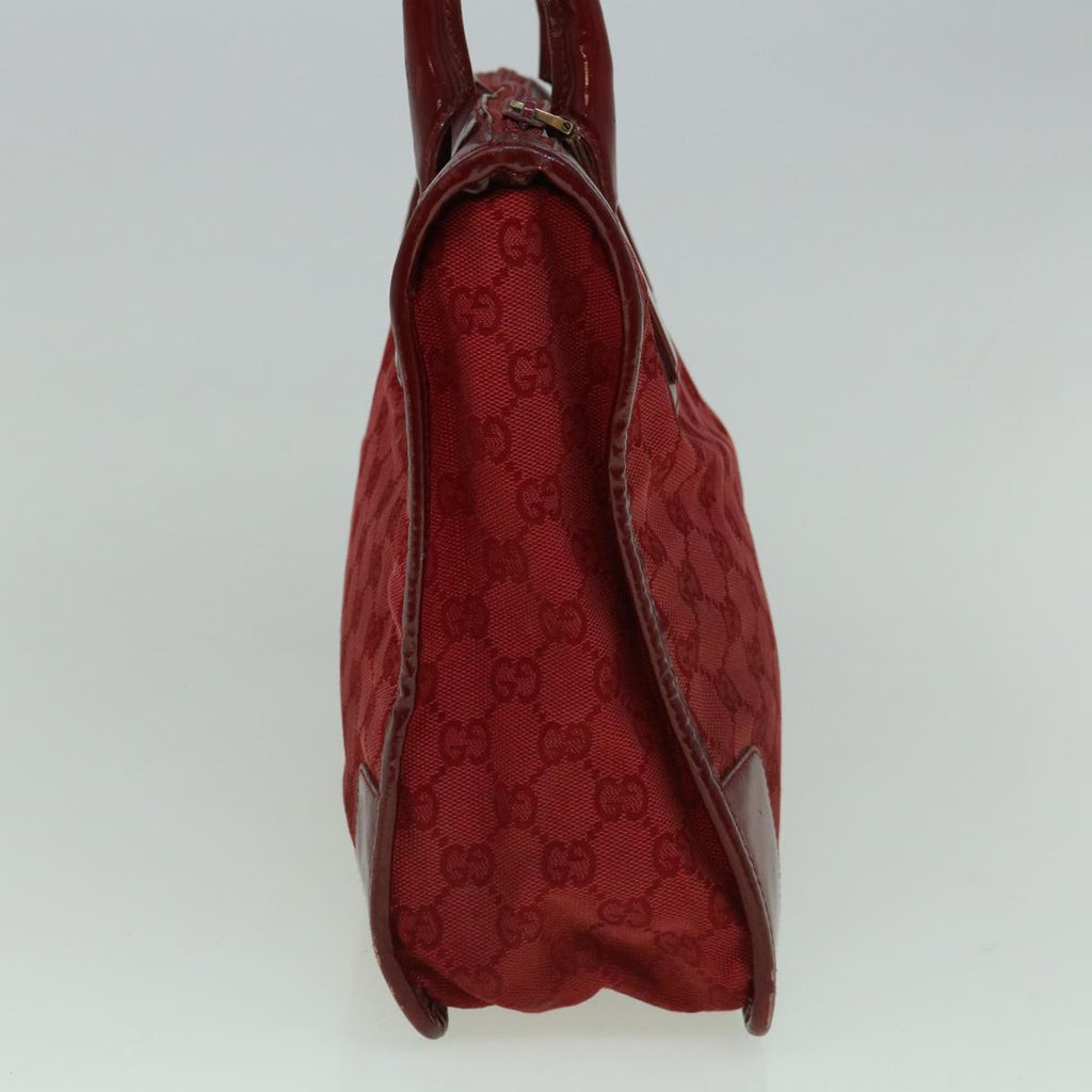 GUCCI GG Canvas Tote Bag Red 60258