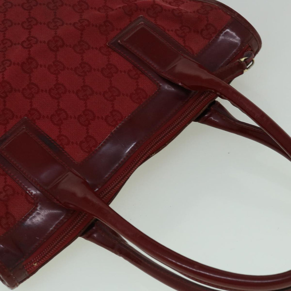 GUCCI GG Canvas Tote Bag Red 60258